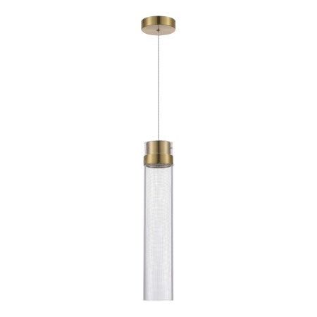 SL6236.303.01 Светильник подвесной ST-Luce Латунь/Прозрачный LED 1*12W 4000K CHAMPAGNE ST LUCE