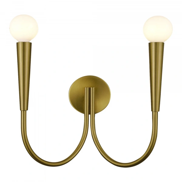 SL1243.301.02 Светильник настенный ST-Luce Латунь E14 2*60W DUTCHESS