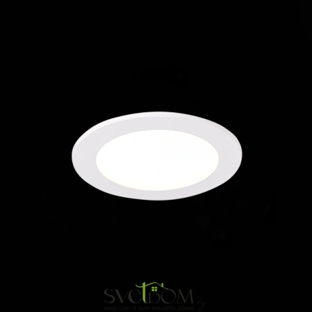 ST212.508.05 Св-к встр. Белый LED 1*5W 3000K/4000K/6000K 375Lm Ra80 110° IP20 D92xH30 220-240V Встраиваемые светильники ST LUCE