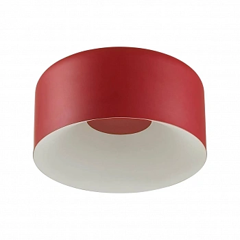 7691/26L AVRA LED SN Светильник металл/акрил/белый/красный LED 26Вт 4000K D260 IP20 CONFY