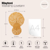 Настенные светильники MOD082WL-01G Maytoni | Svetdom.by