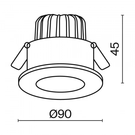 Встраиваемые светильники Maytoni DL038-2-L7B4K от Магазина Svetdom.by