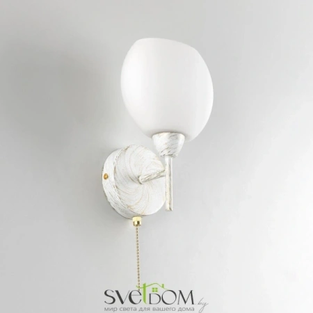 Citilux Флорида CL148310 Бра с выключателем Белое с патиной CITILUX