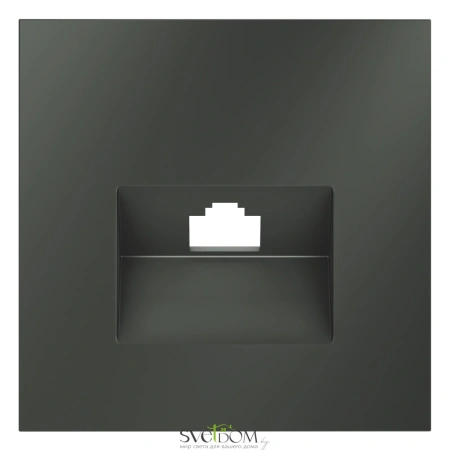 Накладка для розетки компьютерной RJ45 Voltum S70 Титан VLS001306 Voltum VLS001306