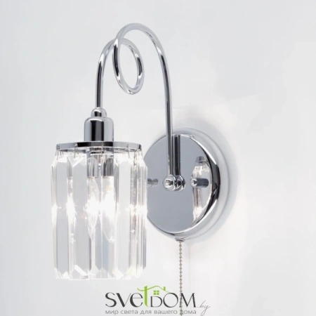 Citilux Синди CL330311 Бра хрустальное с выключателем Хром CITILUX