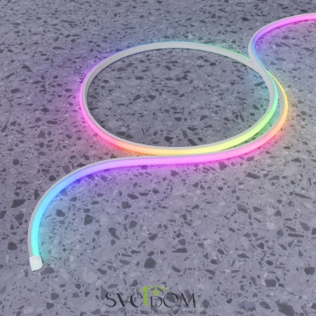 Гибкий неон 1313 24В 14,4Вт/м RGB IP67 5м 200841 | Svetdom.by
