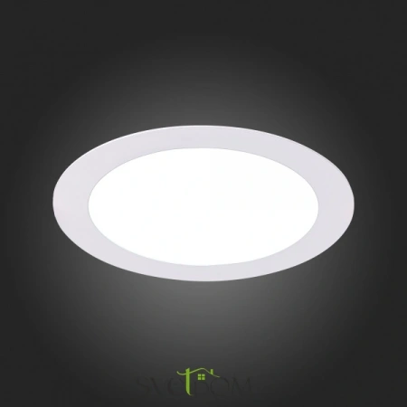 ST209.548.12 Св-к встр. Белый LED 1*12W 4000K 816Lm Ra80 110° IP20 D170xH8 90-265V Встраиваемые светильники ST LUCE