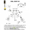 Фото OML-53807-05 Omnilux Люстры потолочныеOML-53807-05 Omnilux | Svetdom.by
