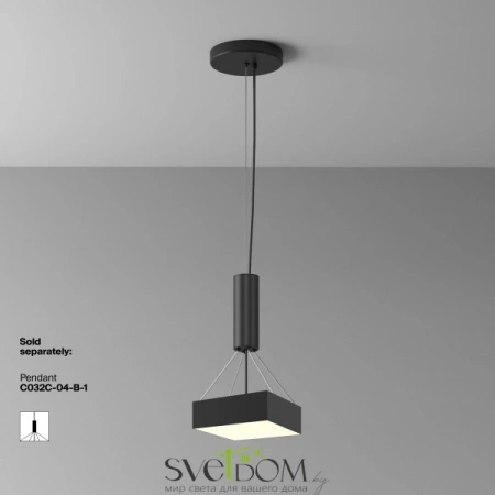Потолочные светильники Maytoni C032CL-24W3K-SQ-B от Магазина Svetdom.by