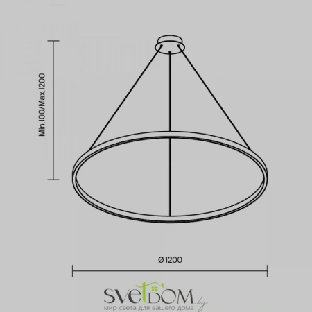 Подвесные светильники Maytoni MOD058PL-L65WK от Магазина Svetdom.by
