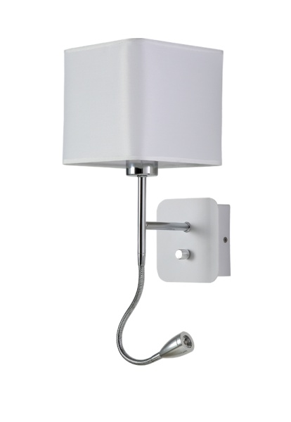 Бра Crystal Lux PACO AP2 CHROME/WHITE Crystal Lux