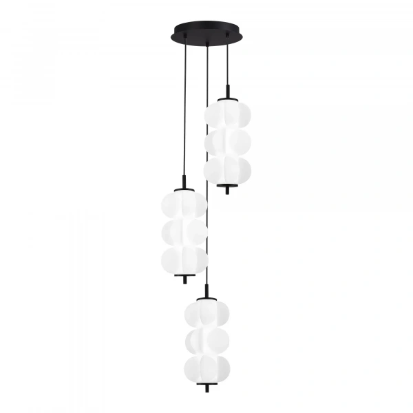 SL6121.403.03 Светильник подвесной ST-Luce Черный/Белый LED 3*7,5W 3000K TALISMAN