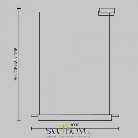Подвесные светильники Maytoni MOD258PL-L20BS3K от Магазина Svetdom.by