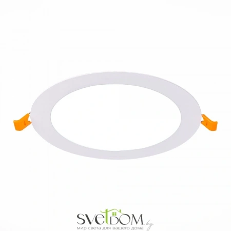 ST209.548.12 Св-к встр. Белый LED 1*12W 4000K 816Lm Ra80 110° IP20 D170xH8 90-265V Встраиваемые светильники ST LUCE