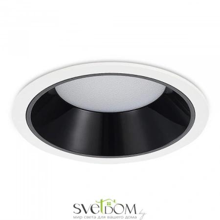 ST755.448.12 Св-к встр. Черный LED 1*12W 4000K 1 080Lm Ra80 120° IP20 D105xH50 100-240V Встраиваемые светильники ST LUCE
