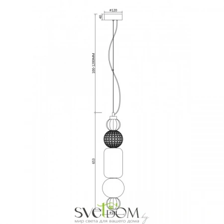 Подвесные светильники Maytoni P069PL-L35CH3K от Магазина Svetdom.by