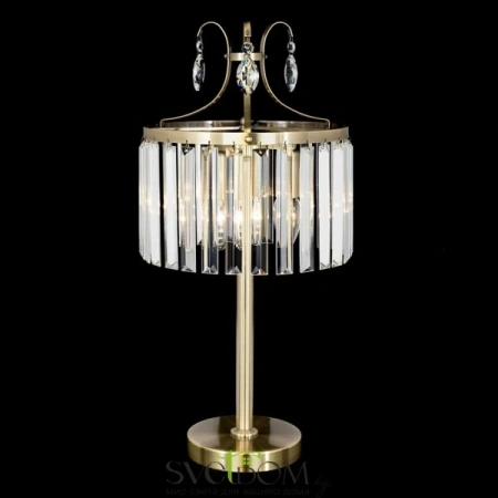 Citilux Инга CL335833 Настольная лампа хрустальная Бронза CITILUX