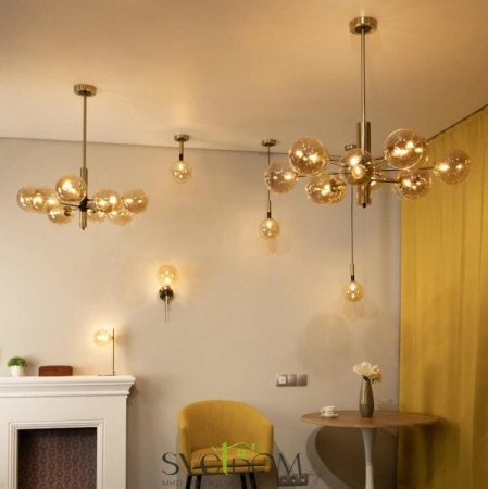Citilux Нарда CL204190 Люстра на штанге Бронза CITILUX