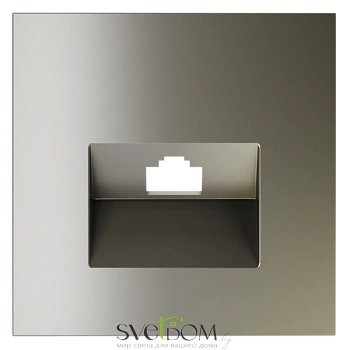 Накладка для розетки компьютерной RJ45 Voltum S70 Шелк VLS001304 Voltum VLS001304