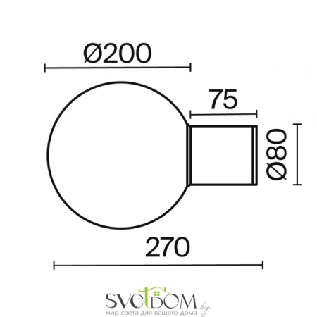 Настенные светильники O598WL-01B1 Maytoni | Svetdom.by