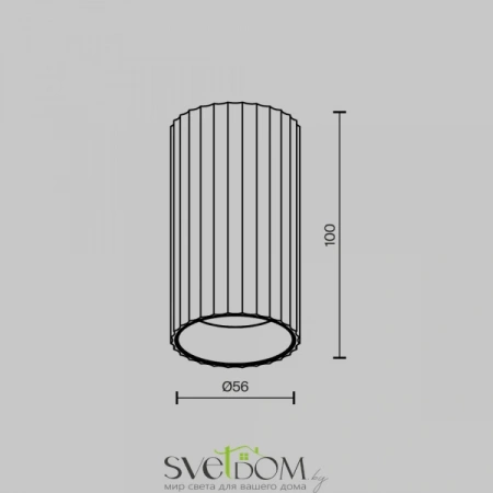 Потолочные светильники Maytoni C106CL-01-GU10-B от Магазина Svetdom.by