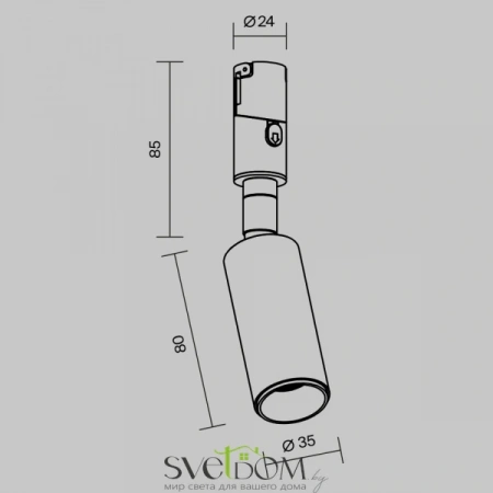 TR201-1-5W3K-M-B Maytoni