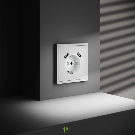 Розетки с USB Voltum S70 VLS040402  Voltum VLS040402
