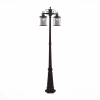 SL080.425.02 Светильник уличный наземный ST-Luce Темный кофе/Прозрачный, Темный кофе E27 2*100W LASTERO ST LUCE