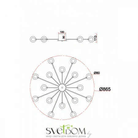 Потолочные светильники Freya FR5242CL-16B1 от Магазина Svetdom.by