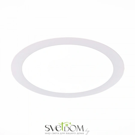 ST209.538.18 Св-к встр. Белый LED 1*18W 3000K 1 296Lm Ra80 110° IP20 D225xH8 90-265V Встраиваемые светильники ST LUCE