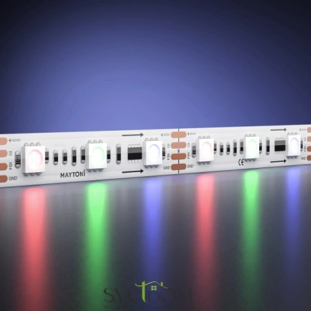 Светодиодная лента 12В 5050 14,4Вт/м RGB 5м IP 67 201244 Maytoni