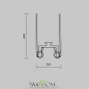 Комплект креплений (для профиля 35x42) 4 шт., ALM-3542-MT 642055 Maytoni