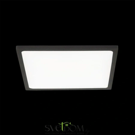 Citilux Омега CLD50K222 LED Встраиваемый светильник с диммером Чёрный CITILUX