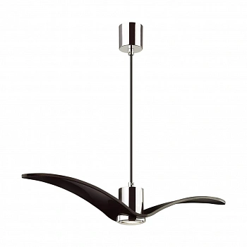 4901/1A PENDANT ODL22 289 чёрный/хром/стекло Подвес GU10 1*5W BIRDS