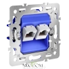 Розетка компьютерная Voltum S70 VLS0602M Voltum VLS0602M