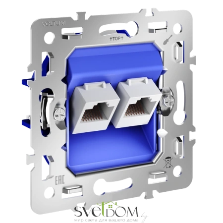 Розетка компьютерная Voltum S70 VLS0602M Voltum VLS0602M