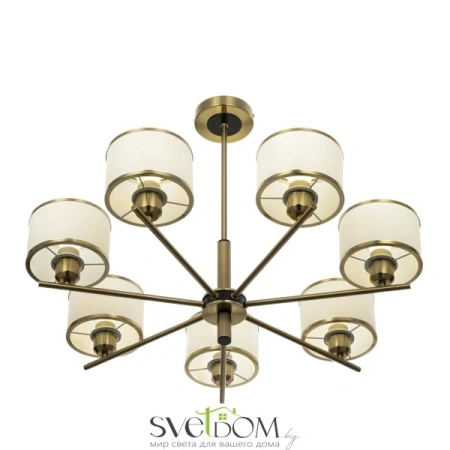 Citilux ALTON CL421273 Люстра на штанге с белыми абажурами CITILUX