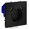Розетка с USB, А+А Voltum S70 VLS040408  Voltum VLS040408