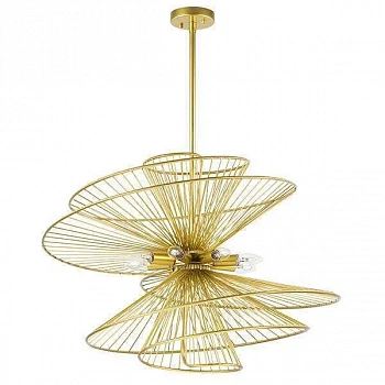 Lightstar 728183 Люстра ZETA 8х40W E14 ЗОЛОТО