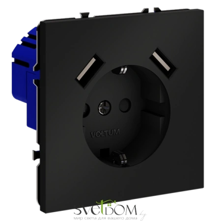 Розетка с USB, А+А Voltum S70 VLS040408  Voltum VLS040408
