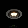 ST702.338.12 Св-к встр. Черный LED 1*12W 3000K 900Lm Ra80 24° IP20 D90xH92 180-240V Встраиваемые светильники ST LUCE