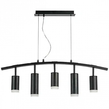Lightstar LR7353738720 Люстра RULLO 5х50W GU10 ЧЕРНЫЙ (571735+214437-3+214487-2+202430-5)