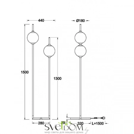 Z020FL-L12BS3K Maytoni