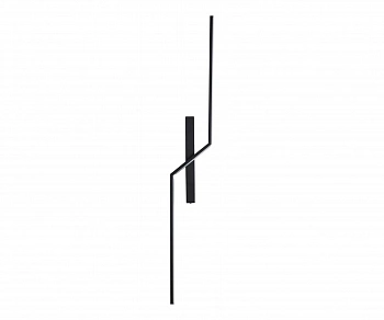 08411-80R,19(3000K) Бра Твист черный Led 13W