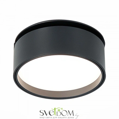 ST651.438.14 Встраиваемый поворотный светильник Черный LED 1*14W 3000K 1 100Lm Ra>90 120° IP20 D105x Встраиваемые светильники ST LUCE