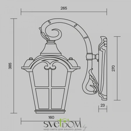 Настенные светильники O413WL-01BZ Maytoni | Svetdom.by