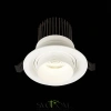 ST701.548.12 Св-к встр. Zoom Белый LED 1*12W 4000K 960Lm Ra90 15°-60° IP20 D115xH95 170-240V Встраиваемые светильники ST LUCE