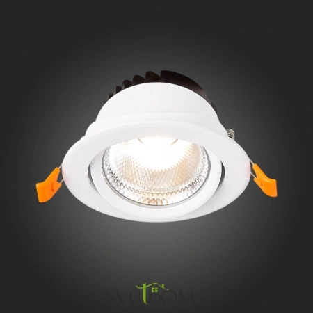 ST211.548.10.36 Св-к встр. Белый LED 1*10W 4000K 750Lm Ra80 36° IP20 D109xH65 220-240V Встраиваемые светильники ST LUCE