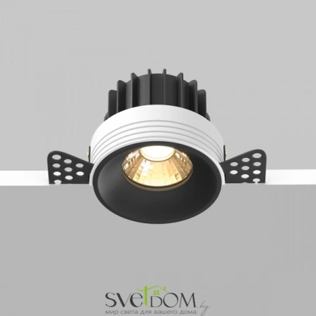 Встраиваемые светильники Maytoni DL058-12W2.7K-TRS-B от Магазина Svetdom.by