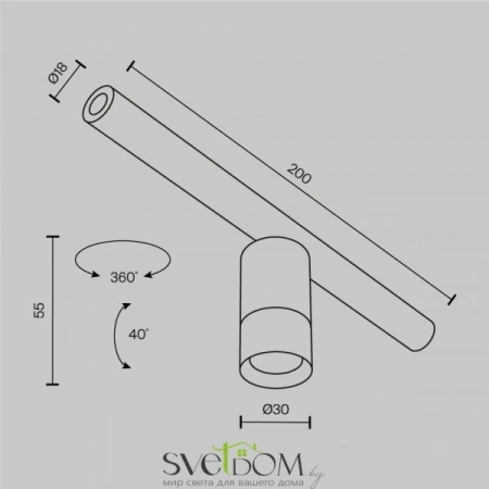 Светильники Maytoni C103CL-5W3-6K-BS от Магазина Svetdom.by